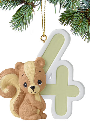Precious Moments This Year You're Four Ornament  by PRECIOUS MOMENT Ornament