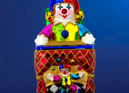 Pop! Jack In The Box Toy Polish Glass Christmas Ornament