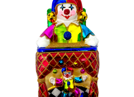 Pop! Jack In The Box Toy Polish Glass Christmas Ornament