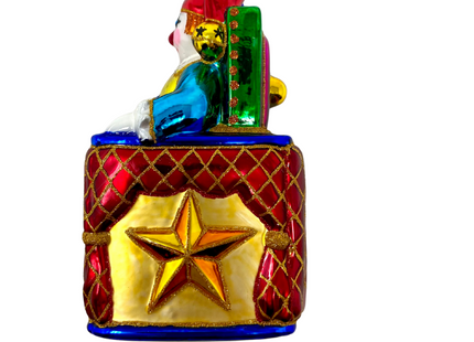 Pop! Jack In The Box Toy Polish Glass Christmas Ornament