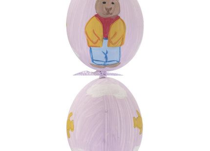 holiday boy bunny easter egg - purple christmas ornament – Christmas ornament, holiday tree decoration or gift