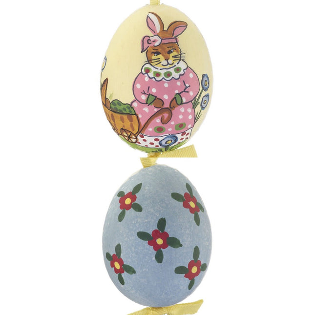 keepsake bunny with carriage easter egg christmas ornament – Christmas ornament, holiday tree decoration or gift