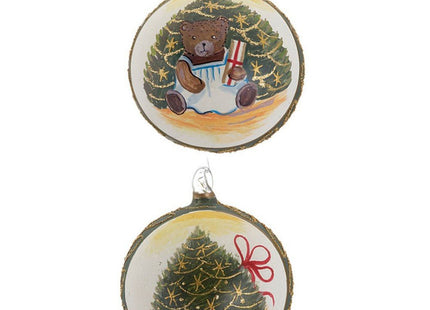 holiday christmas tree teddy bear - sitting bear christmas ornament – Christmas ornament, holiday tree decoration or gift