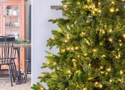 Prelit Calgary Spruce Christmas Tree with Warm White Lights