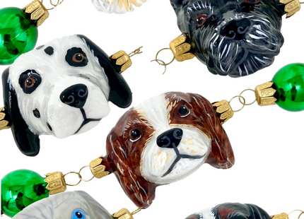 Presidential Pups Glass Tree Garland