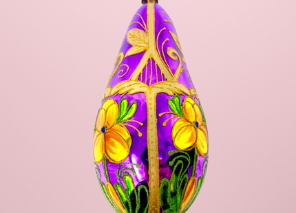 Primrose Gardens Polish Glass Ornament