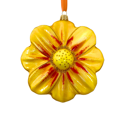 Pucker Up Buttercup Polish Glass Ornament