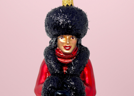 Ebby Glass Christmas Ornament