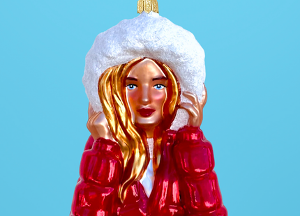 Emily Glass Christmas Ornament