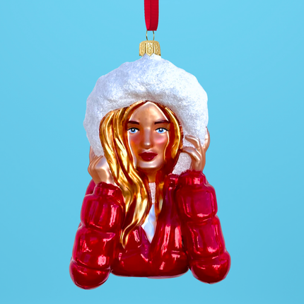 Emily Glass Christmas Ornament