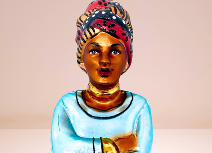 Ena African Glass Christmas Ornament