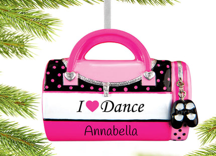 personalized personalized i love dance bag christmas ornament – Christmas ornament, holiday tree decoration or gift