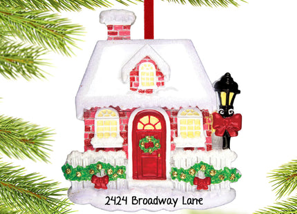 holiday personalized our new home christmas ornament – Christmas ornament, holiday tree decoration or gift
