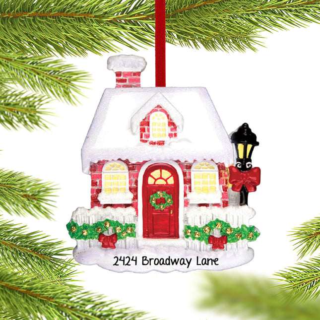 holiday personalized our new home christmas ornament – Christmas ornament, holiday tree decoration or gift