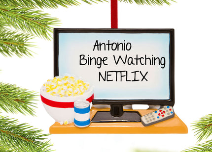 personalized personalized big screen tv christmas ornament – Christmas ornament, holiday tree decoration or gift