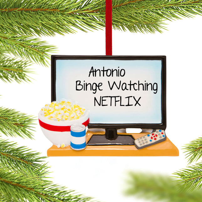personalized personalized big screen tv christmas ornament – Christmas ornament, holiday tree decoration or gift