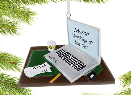 personalized personalized computer christmas ornament – Christmas ornament, holiday tree decoration or gift