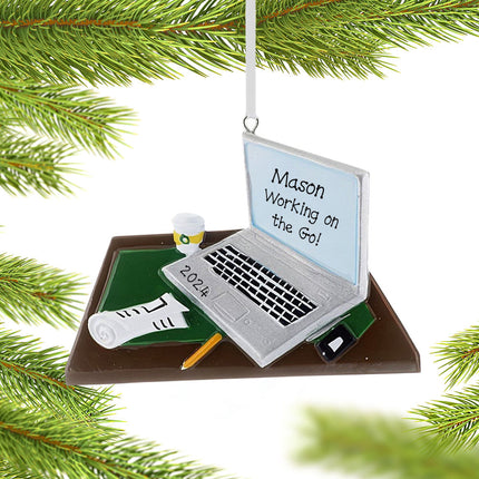 personalized personalized computer christmas ornament – Christmas ornament, holiday tree decoration or gift