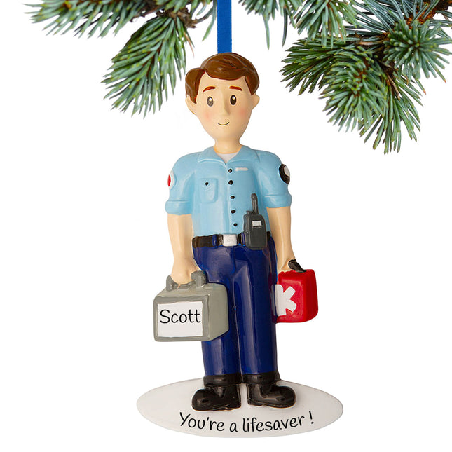personalized personalized emt / first responder christmas ornament – Christmas ornament, holiday tree decoration or gift