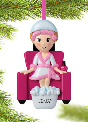 Spa Girl Ornament  by POLARX Ornament