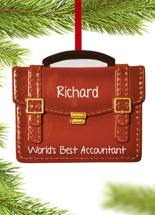 Occupation Brief Case Ornament  by POLARX Ornament