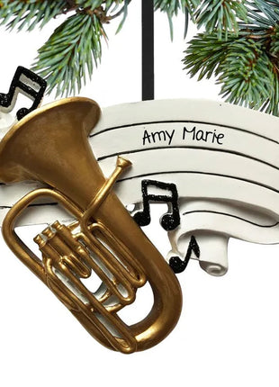 Tuba Ornament  by POLARX Ornament