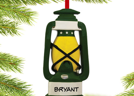 keepsake personalized camping lantern christmas ornament – Christmas ornament, holiday tree decoration or gift