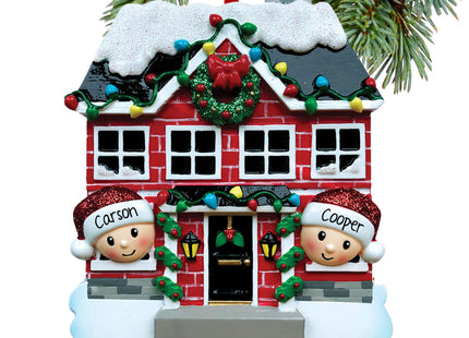 keepsake personalized new house couple christmas ornament – Christmas ornament, holiday tree decoration or gift