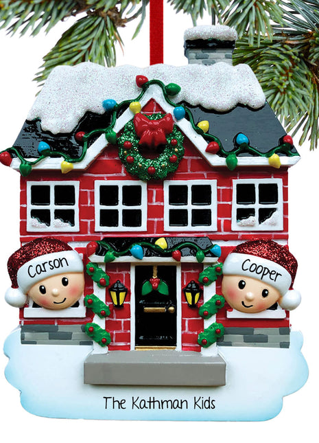 New House Couple Ornament  by POLARX Ornament