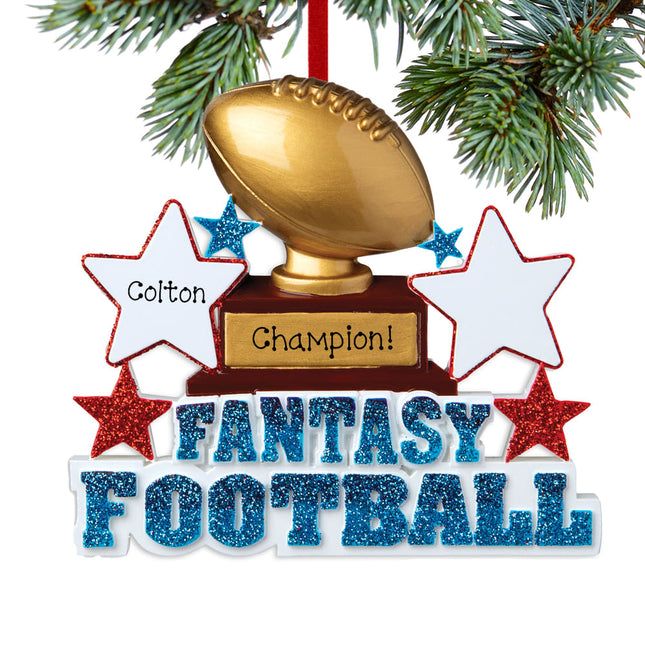 personalized personalized fantasy football christmas ornament – Christmas ornament, holiday tree decoration or gift