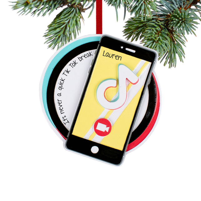 personalized personalized tiktok christmas ornament – Christmas ornament, holiday tree decoration or gift