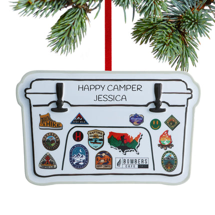 custom personalized cooler christmas ornament – Christmas ornament, holiday tree decoration or gift