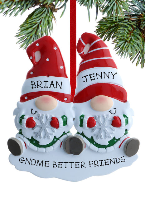 Gnome Couple Ornament  by POLARX Ornament