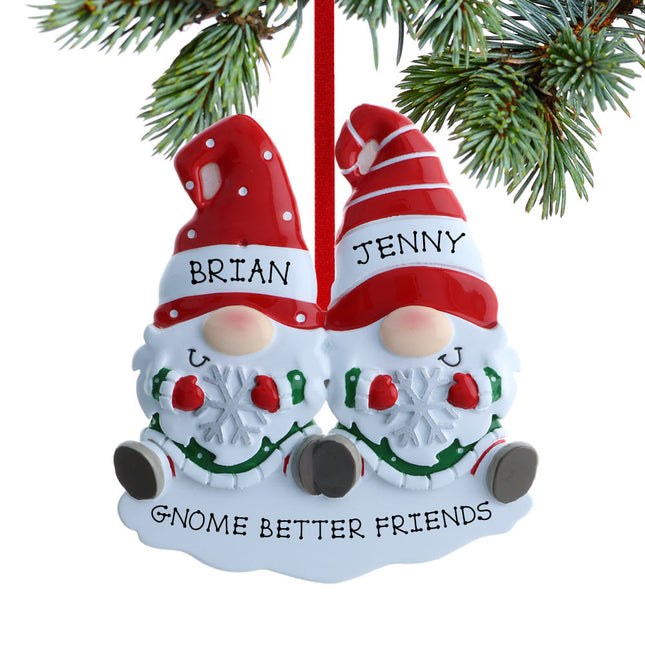 Gnome Family Personalized Ornament - 2, 3, 4, 5, 6 Family Members