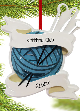 Knitting Ornament  by POLARX Ornament