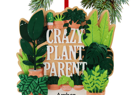 personalized personalized crazy plant parent christmas ornament – Christmas ornament, holiday tree decoration or gift