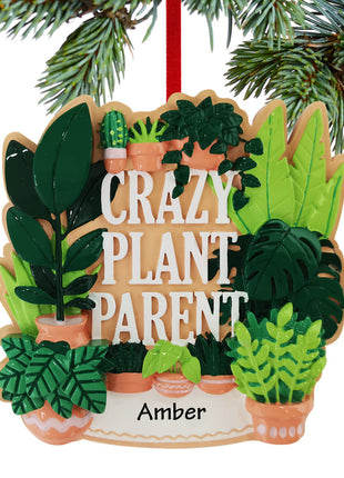 Crazy Plant Parent Ornament  by POLARX Ornament
