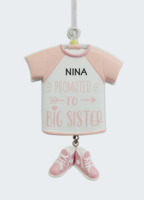 Promoted to Big Sister T-Shirt Ornament