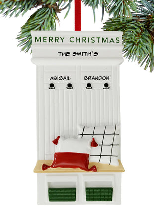 Mudroom Couple Ornament  by POLARX Ornament