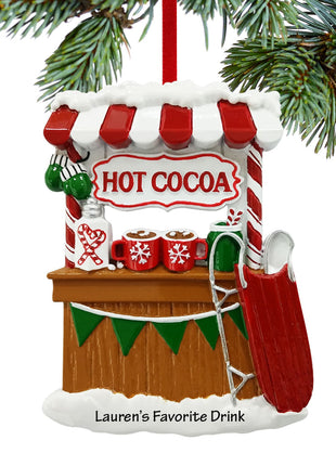 Hot Cocoa Stand Ornament  by POLARX Ornament