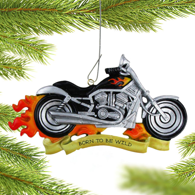 personalized personalized harley motorcycle christmas ornament – Christmas ornament, holiday tree decoration or gift