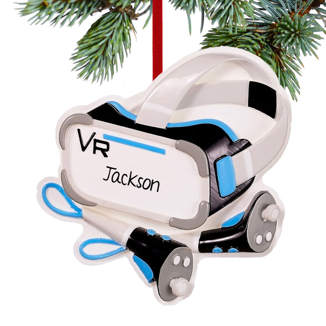 holiday personalized vr goggles christmas ornament – Christmas ornament, holiday tree decoration or gift