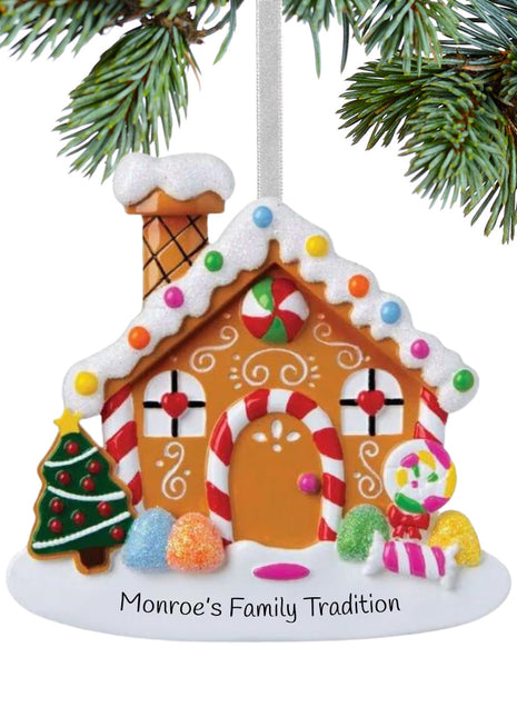 New Home Gingerbread House Ornament  by ORNAMENT SHOP EXCLUSIVE Ornament