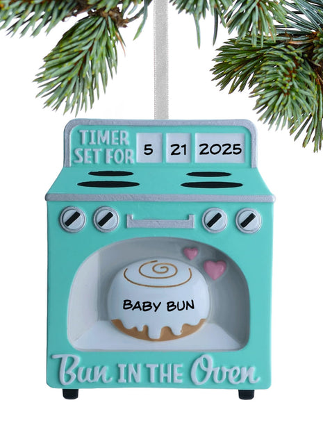 Bun in the Oven Ornament  by POLARX Ornament