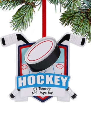 Hockey Ornament Ornament  by POLARX Ornament