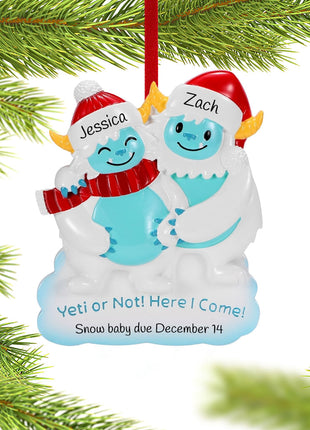 Yeti or not Here I come Ornament  by POLARX Ornament
