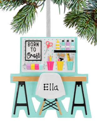 Born to Craft Ornament  by POLARX Ornament