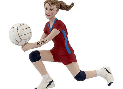 Personalized Bump Set Spike Volleyball Ornament