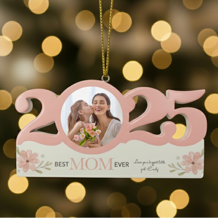 Personalized Dated Mom Ornament