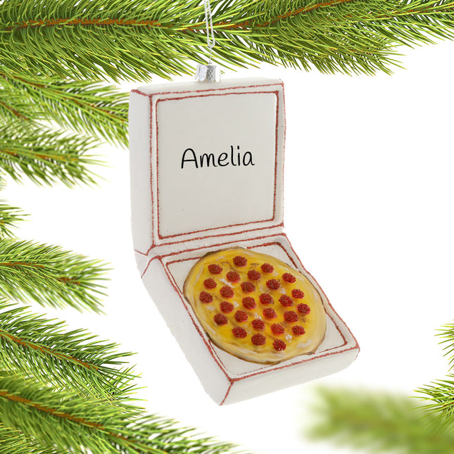 personalized personalized pizza delivery christmas ornament – Christmas ornament, holiday tree decoration or gift